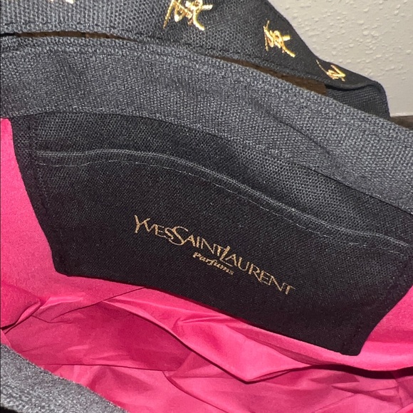 Yves Saint Laurent Black Tote with Gold Logo GWP - Picture 3 of 5